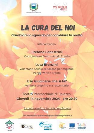 La Cura del Noi - Cambiare lo sguardo per cambiare la realtà