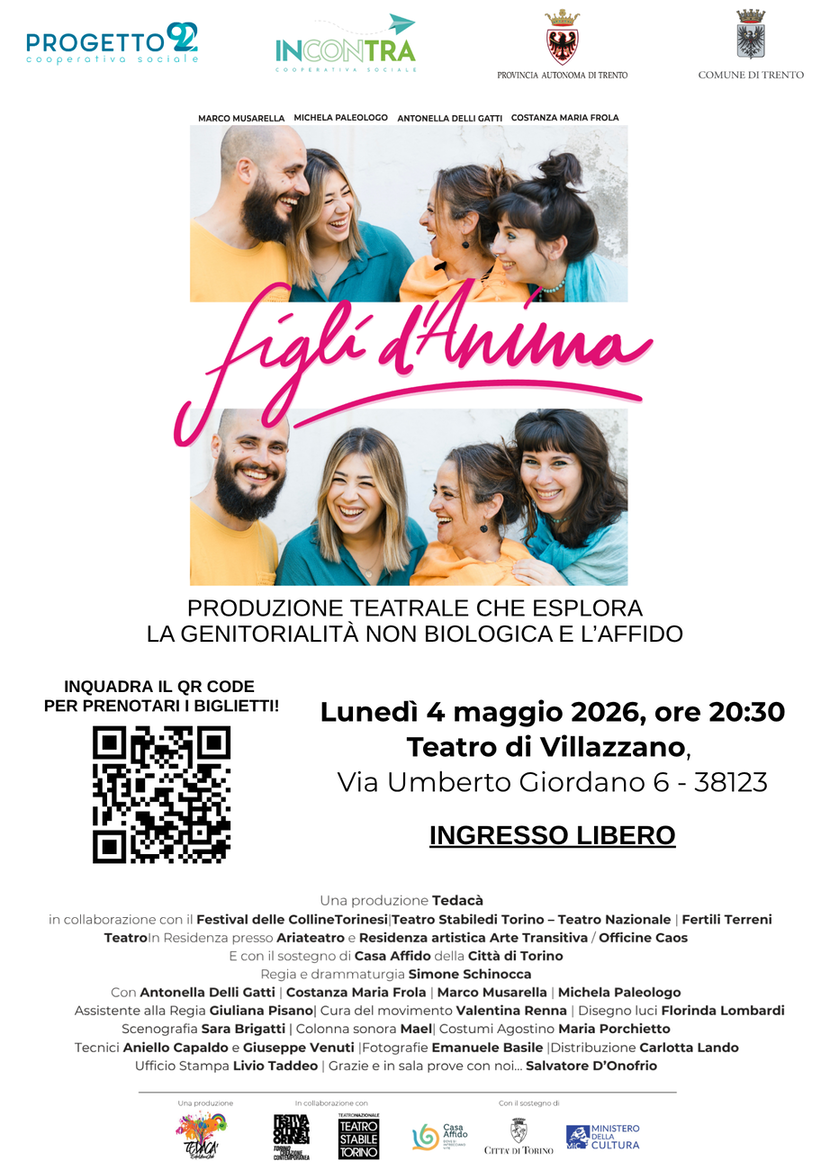 Immagine: PROVINCIA AUTONOMA DI TRENTO Servizio Politiche Sociali Ufficio Età Evolutiva, Genitorialità e Centro per l'Infanzia in collaborazione con la c...