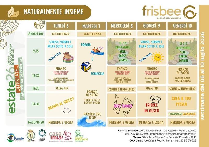 Centro Frisbee | 06-10 luglio