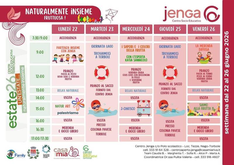 Centro Jenga | 22-26 giugno 2026