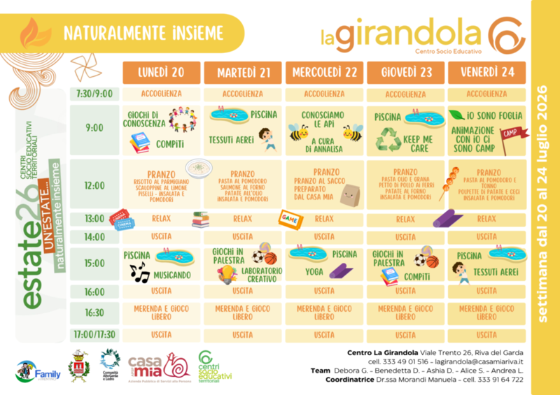 Centro La Girandola | 20-24 luglio