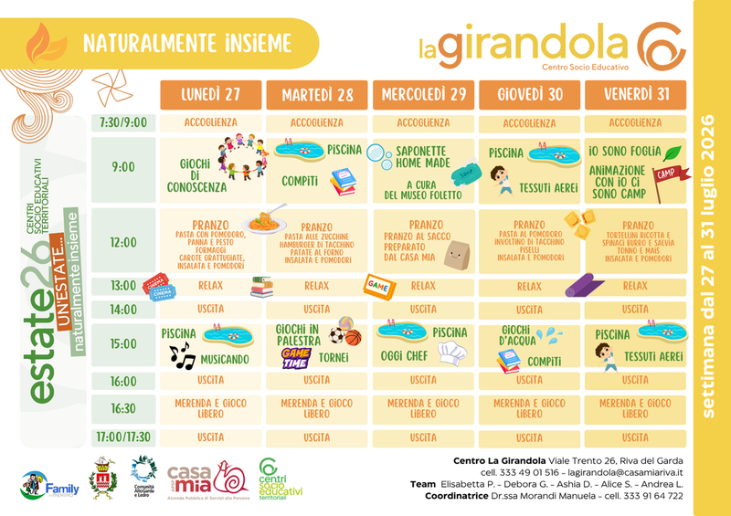 Centro La Girandola | 27-31 luglio 
