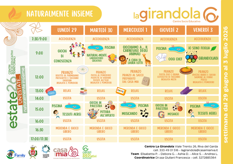 Centro La Girandola | 29 giugno-03 luglio