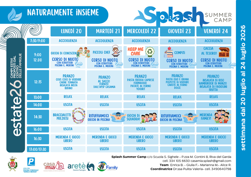 Centro Splash | 20-24 luglio