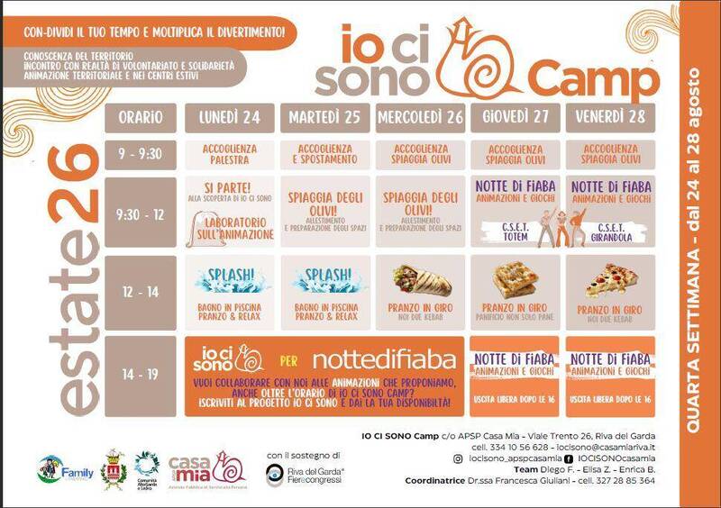 Io Ci Sono Camp | 24-28 agosto 2026