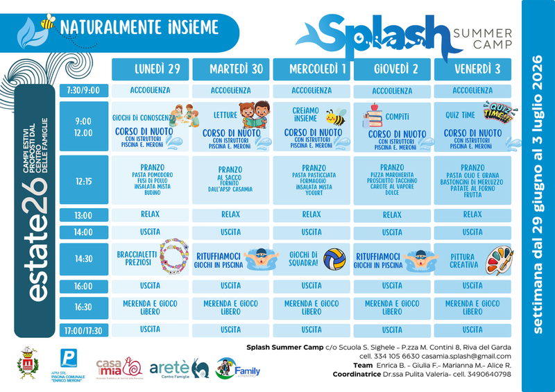 Splash Summer Camp | 29 giugno-03 luglio