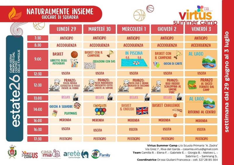 Virtus Summer Camp | 29 giugno-03 luglio