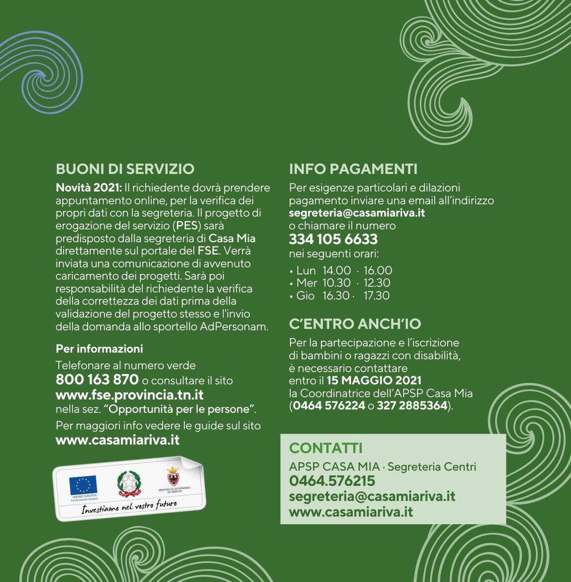Immagine: estate21 info iscrizioni 3
