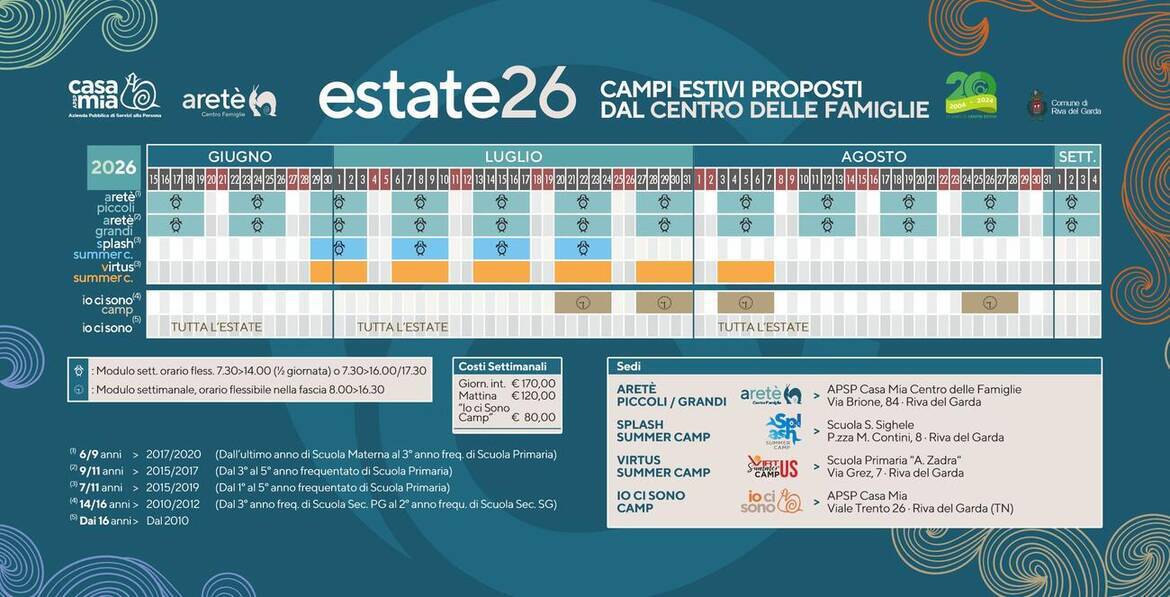 Immagine: Estate26 Calendario CF