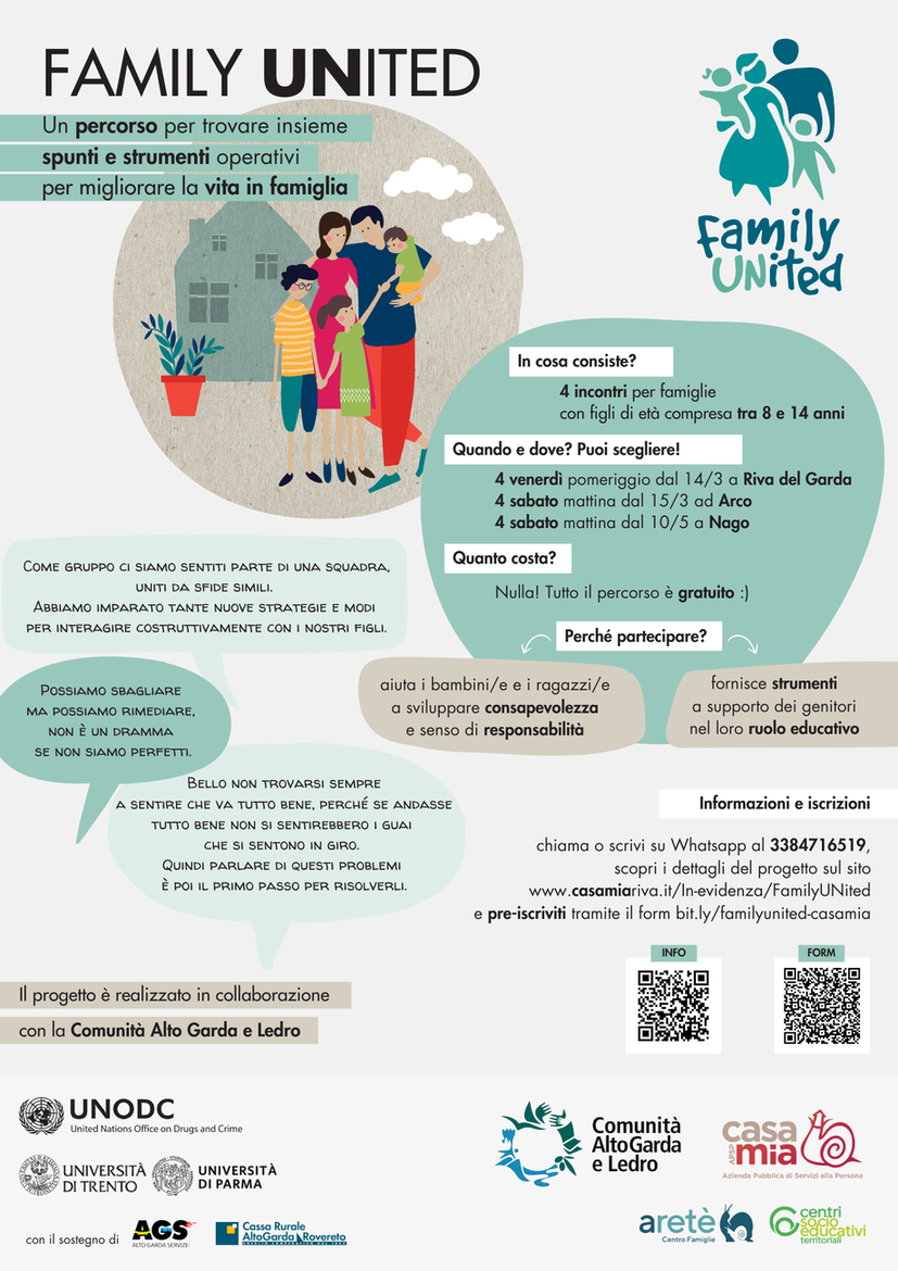 Immagine: Family UNited volantino