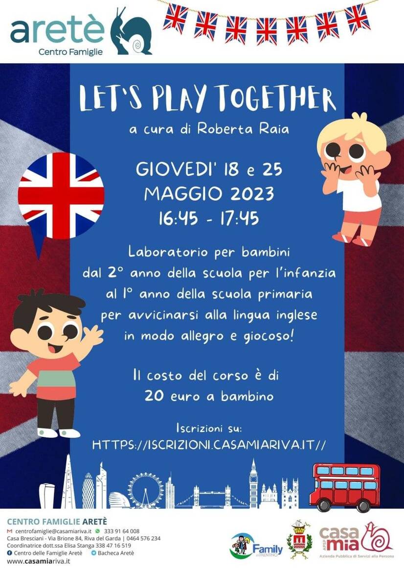 Immagine: Let's play together | Centro Famiglie Aretè