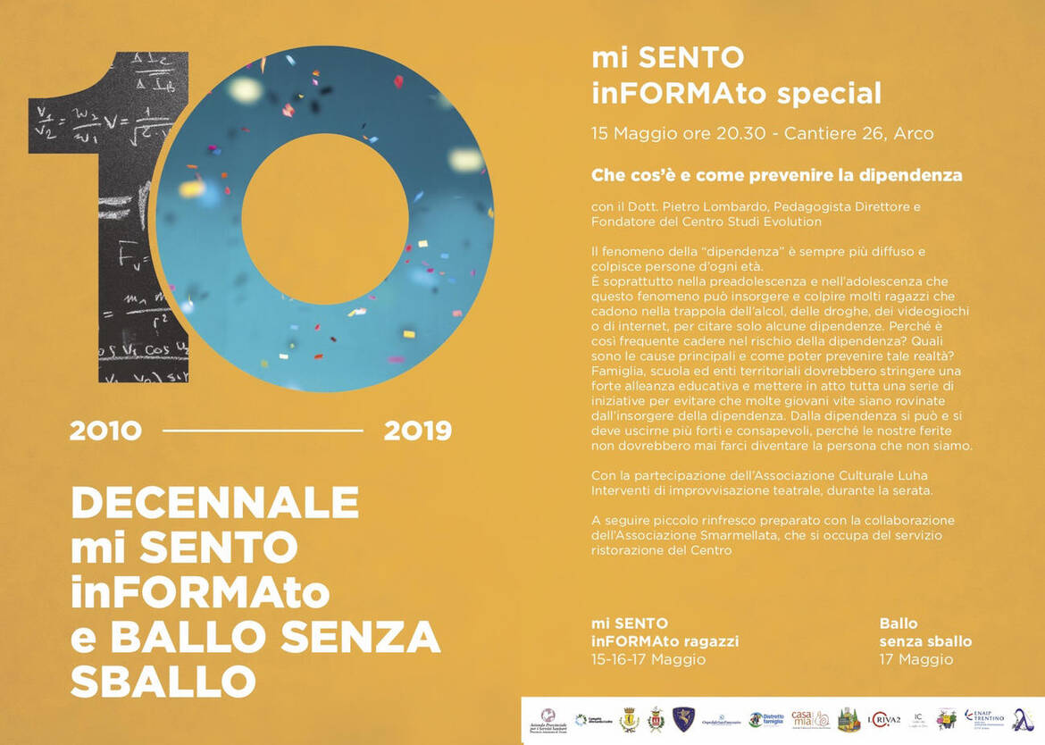 Immagine: mi SENTO inFORMAto con Pietro Lombardo | Cantiere 26 - Arco