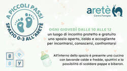 A piccoli passi - Spazio 0-3 - Centro Famiglie Aretè