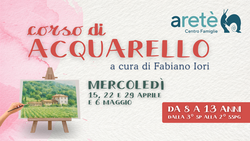 Corso di Acquarello al Centro Famiglie Aretè