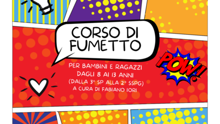 Locandina corso di fumetto