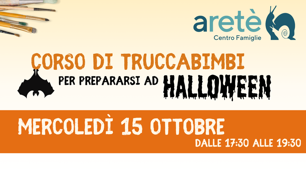 Immagine: Corso di truccabimbi di Halloween al Centro Famiglie Aretè