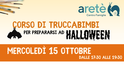 Corso di truccabimbi di Halloween al Centro Famiglie Aretè