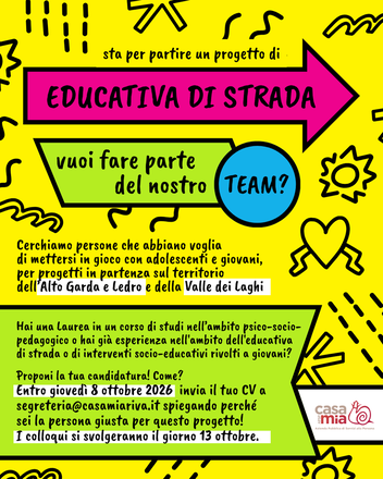 Immagine: Vuoi entrare nel team di educativa di strada?