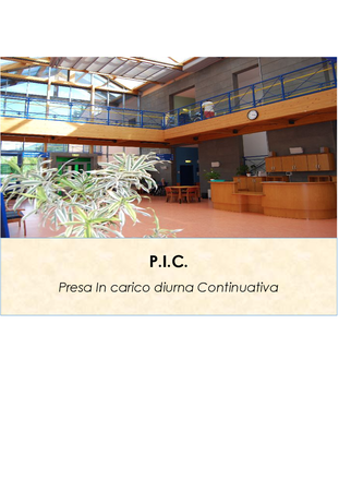 Modulistica PIC (Presa In carico diurna Continuativa)