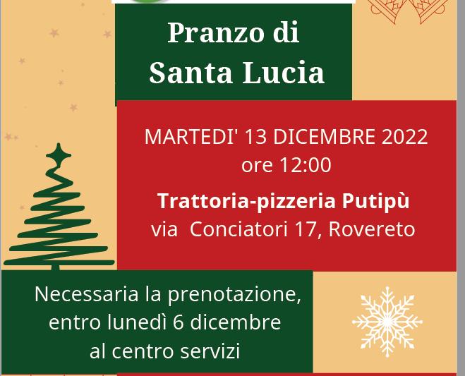 Immagine: Pranzo di Natale presso il Centro Servizi