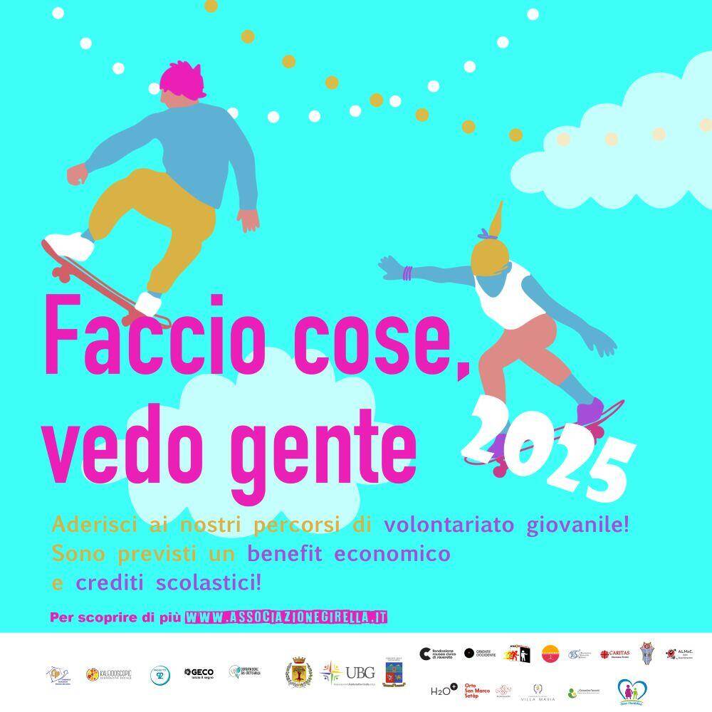 Immagine: Progetto Faccio Cose, Vedo Gente 2025