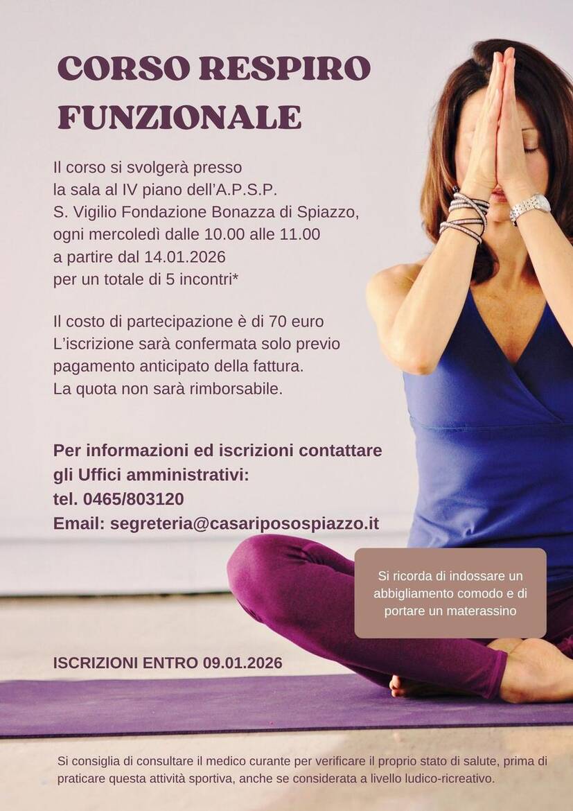 Immagine: CORSO RESPIRO FUNZIONALE
