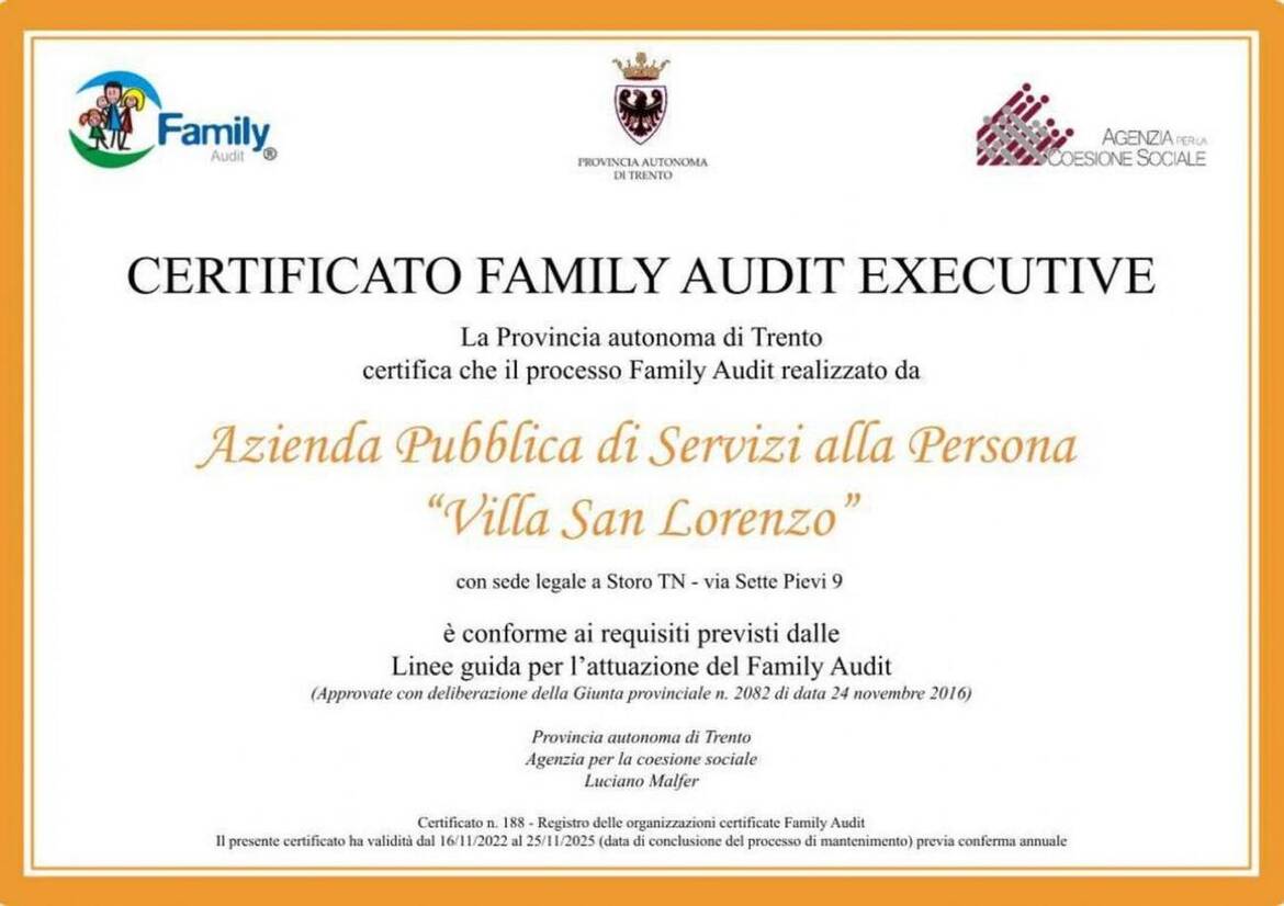 Immagine: Family Audit