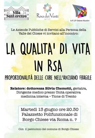 La qualità di vita in RSA