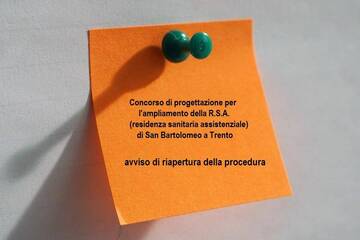 RIAVVIO concorso di progettazione per l'ampliamento della RSA San Bartolomeo