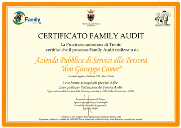 Immagine: certificazione family audit