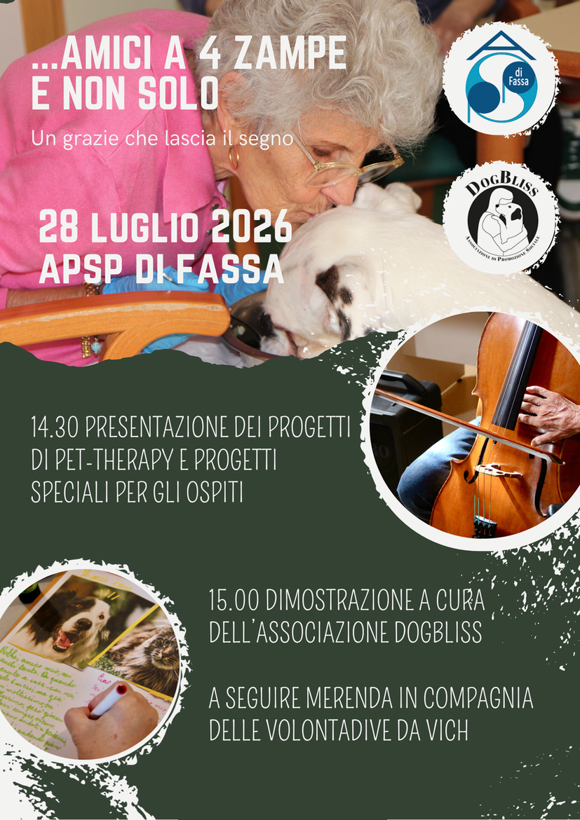 Immagine: ...AMICI A 4 ZAMPE E NON SOLO - 28 luglio alle ore 14:30 