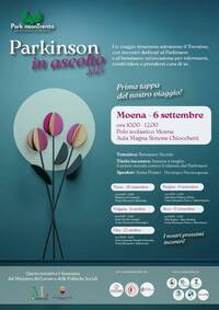 Immagine: PARKINSON IN ASCOLTO - incontro a Moena il 6 settembre 2025 Aula Magna del Polo scolastico dalle ore 10:00 alle ore 12:00
