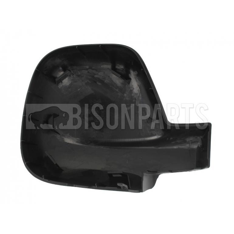 BLACK WING MIRROR BACK COVER PASSENGERS SIDE LH