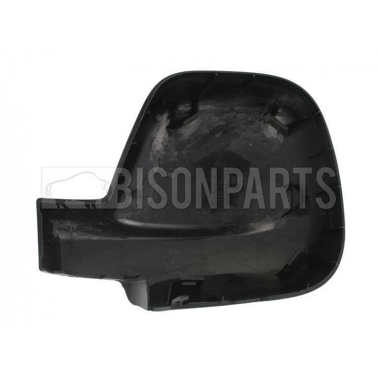 BLACK WING MIRROR BACK COVER DRIVERS SIDE RH
