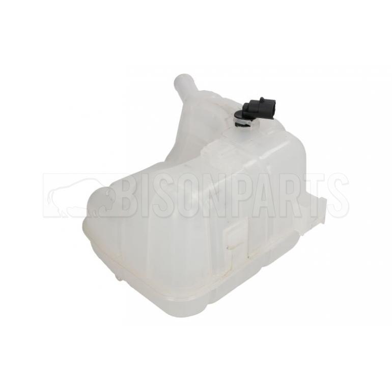 COOLANT HEADER TANK WITH SENSOR AND CAP