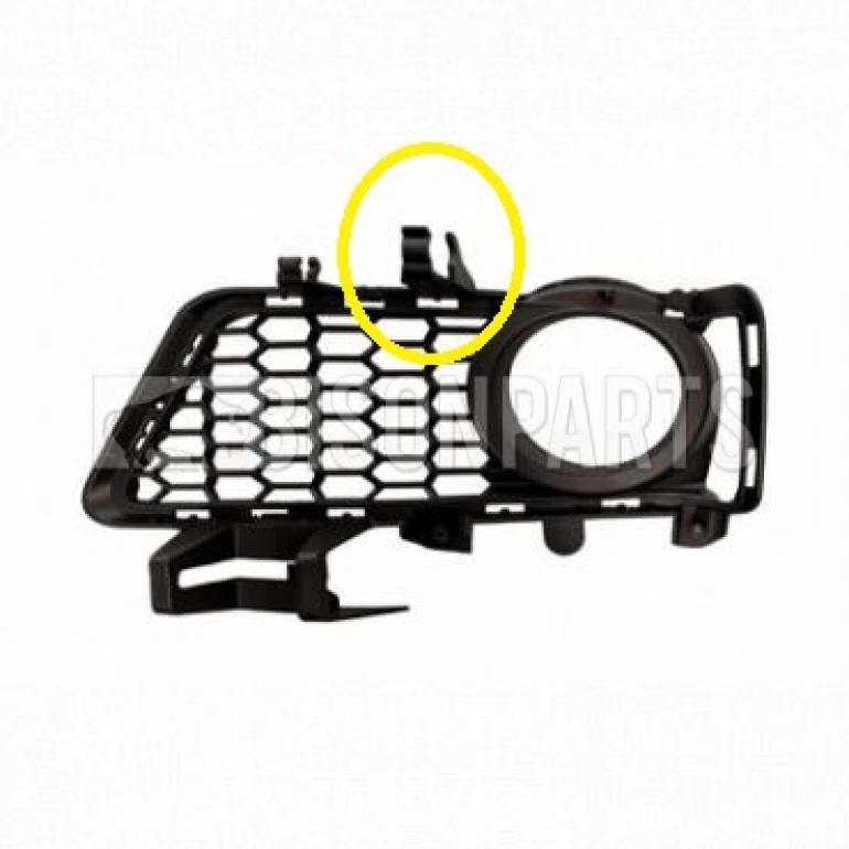 FRONT BUMPER COVER WITH FOG LAMP HOLE PASSENGER SIDE LH