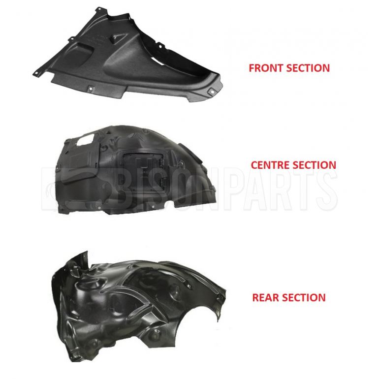 REAR OF FRONT INNER WHEEL ARCH LINING DRIVER SIDE RH
