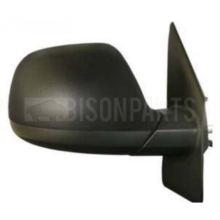 COMPLETE MIRROR (MANUAL) DRIVER SIDE RH BLACK
