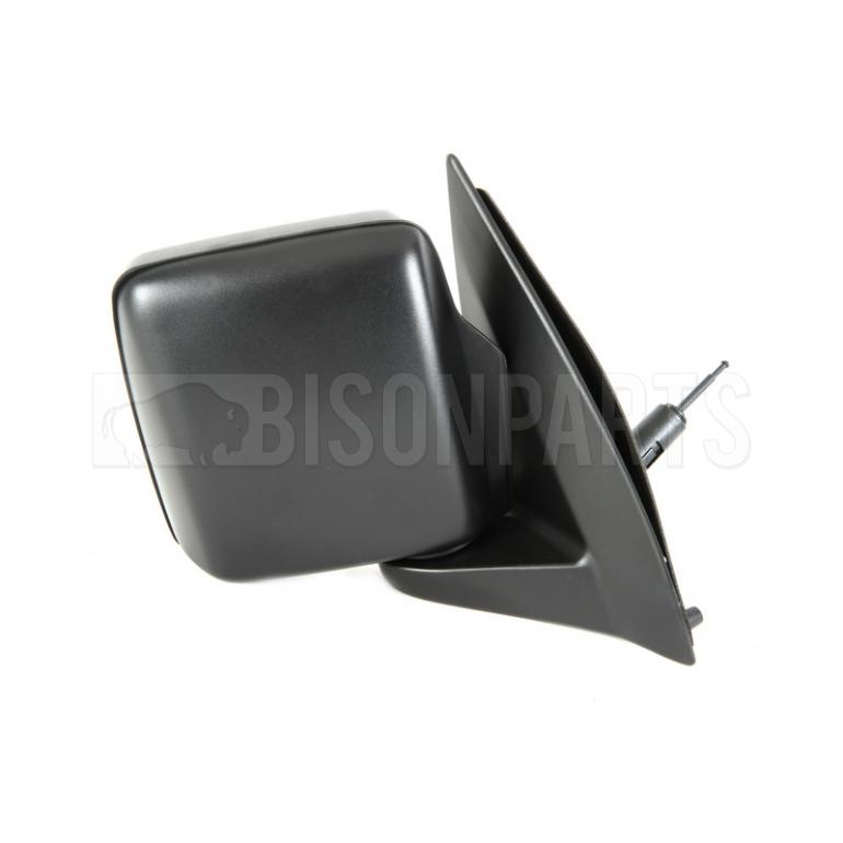 BLACK MANUAL DOOR WING MIRROR DRIVER SIDE RH