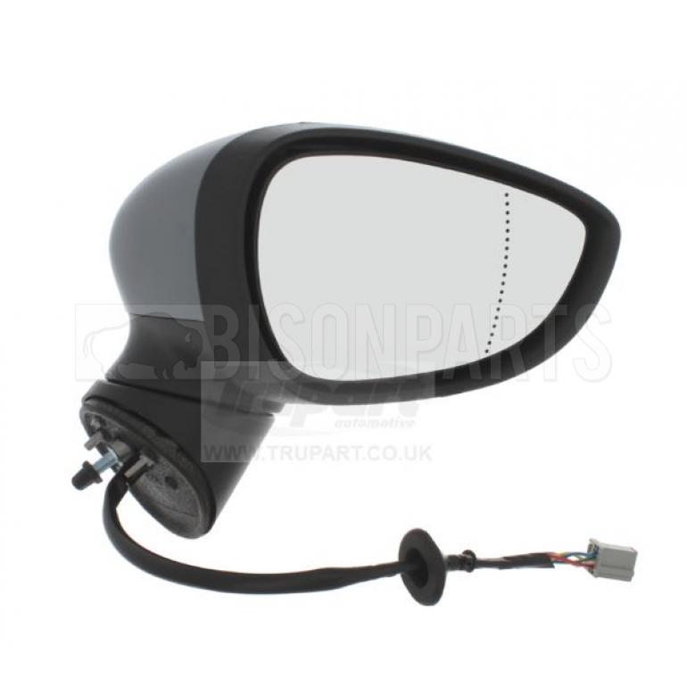 PRIMED ELECTRIC ADJUST HEATED MIRROR HEAD DRIVER SIDE RH
