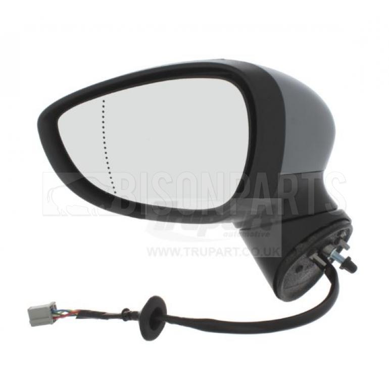 PRIMED ELECTRIC ADJUST HEATED MIRROR HEAD PASSENGER SIDE LH