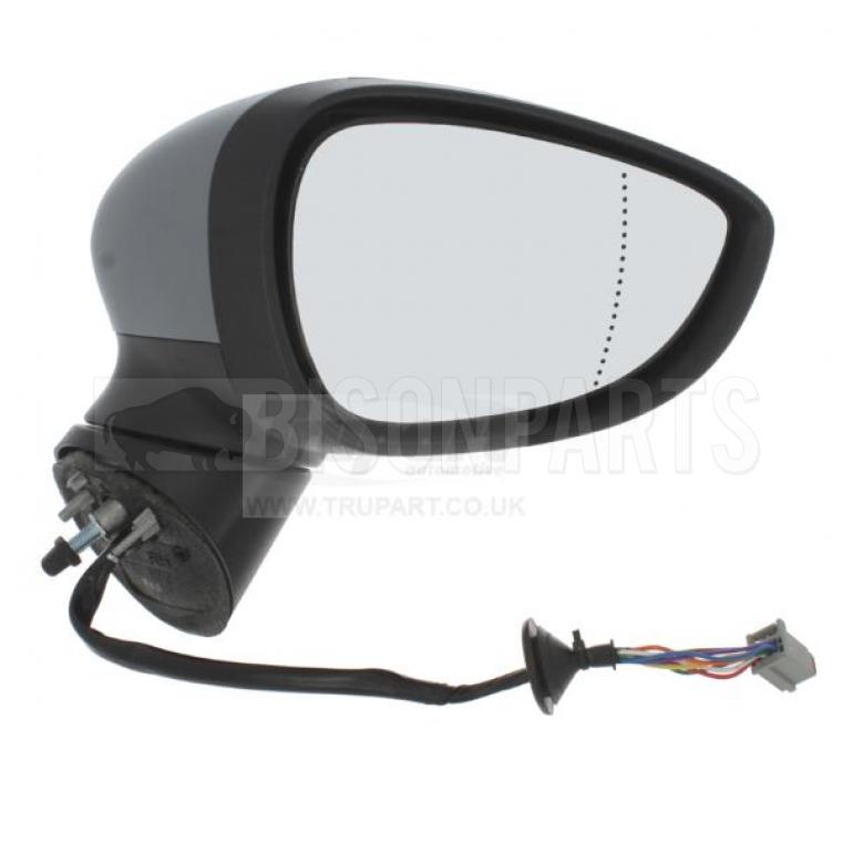 PRIMED ELECTRIC ADJUST HEATED MIRROR HEAD DRIVER SIDE RH
