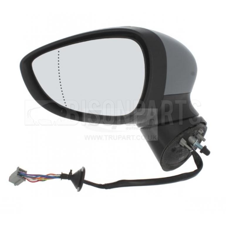 PRIMED ELECTRIC ADJUST HEATED MIRROR HEAD PASSENGER SIDE LH