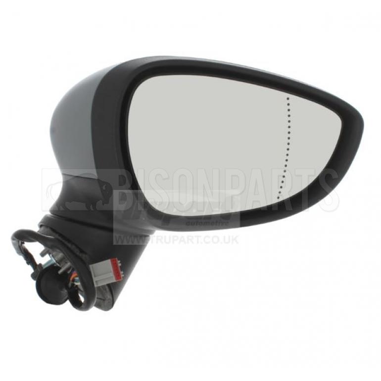 PRIMED ELECTRIC ADJUST HEATED MIRROR HEAD DRIVER SIDE RH