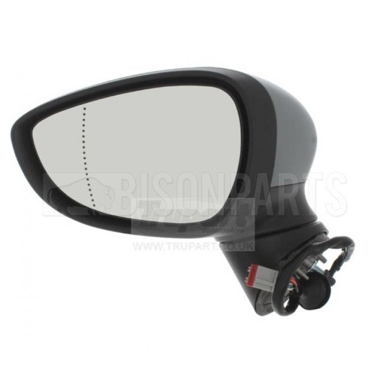 PRIMED ELECTRIC ADJUST HEATED MIRROR HEAD PASSENGER SIDE LH