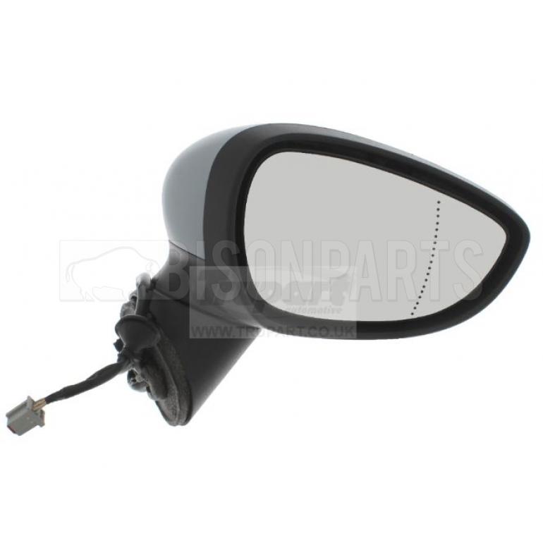 PRIMED ELECTRIC ADJUST POWER FOLD MIRROR HEAD DRIVER SIDE RH