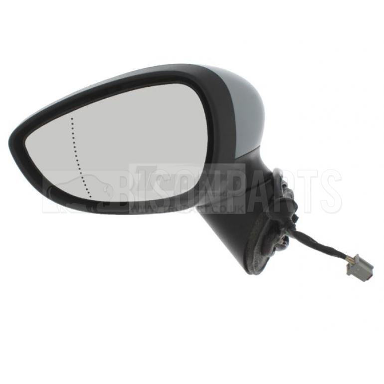 PRIMED ELECTRIC ADJUST POWER FOLD MIRROR HEAD PASSENGER SIDE LH