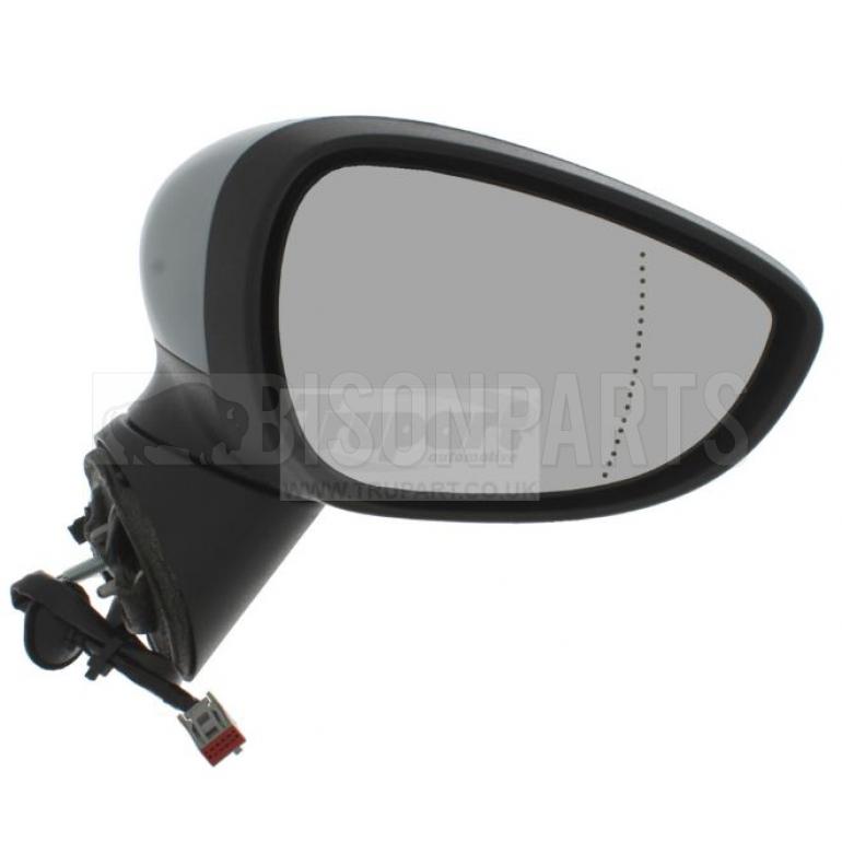 PRIMED ELECTRIC ADJUST POWER FOLD MIRROR HEAD DRIVER SIDE RH