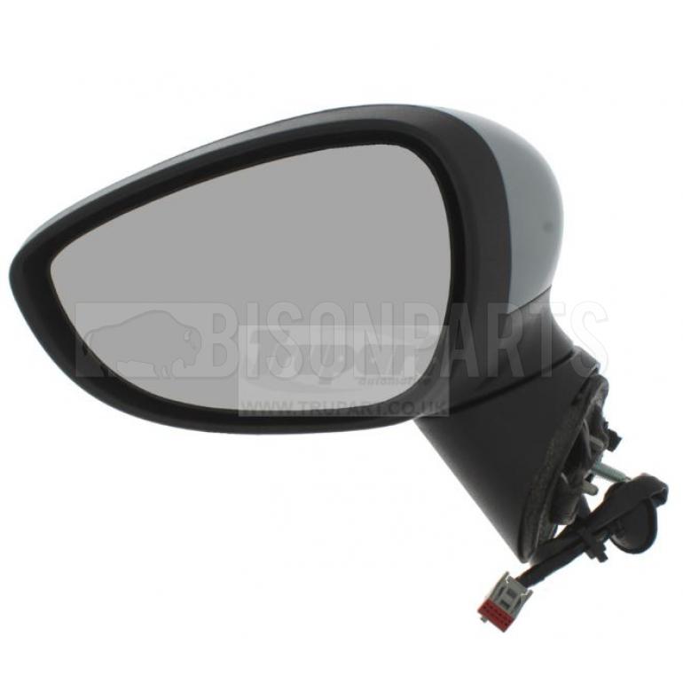 PRIMED ELECTRIC ADJUST POWER FOLD MIRROR HEAD PASSENGER SIDE LH