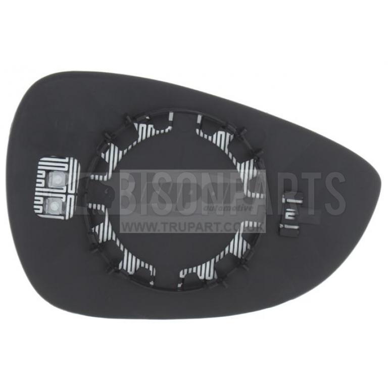 HEATED MIRROR GLASS PASSENGER SIDE LH 